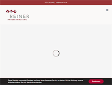 Tablet Screenshot of hausverwaltung-reiner.de